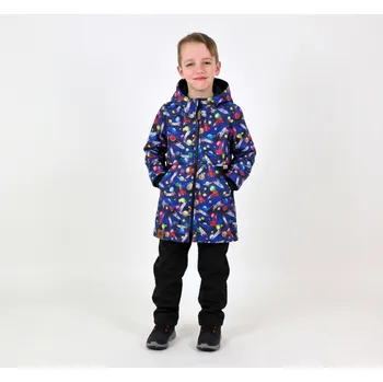 Chlapecká bunda Kocour Mourek Kabát – softshellová parka RAKETY Velikost 152