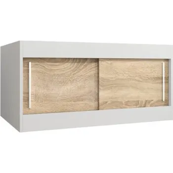 Šatní skříň Nástavec na šatní skříň 100cm -Bílá / Sonoma