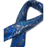 Hedvábný šátek LAUREN RALPH LAUREN Paisley Sandwashed 454P09786001 Modrá OS