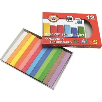Barevné školní křídy 12 ks KOH-I-NOOR