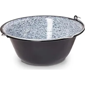 Outdoor vaření Kinekus Smaltovaný kotlík na guláš 40 litrů