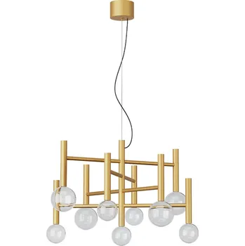 Redo Závěsné LED svítidlo BOLLA, 42W, š. 65 cm, CCT 2700-3000K Barva: Zlatá