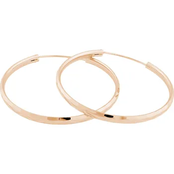 Oblečení a móda JVD Růžově pozlacené stříbrné náušnice kruhy SVLE0209XD5RO 2 cm + 2 měsíce na vrácení zboží