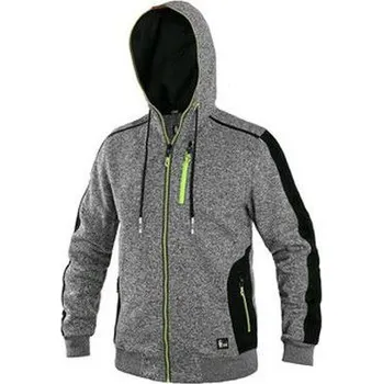 Bunda INDIANA, pánská, šedo-černo-žlutá, vel. XL