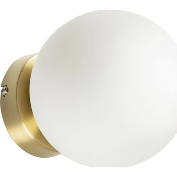 Nástěnné svítidlo Zlaté kovové nástěnné světlo Kave Home Mahala