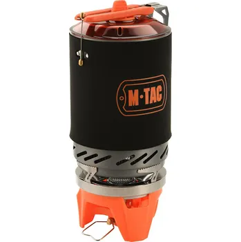 Turistický vařič Vařič plynový M-Tac Gas Burner Boiler - černý-oranžový