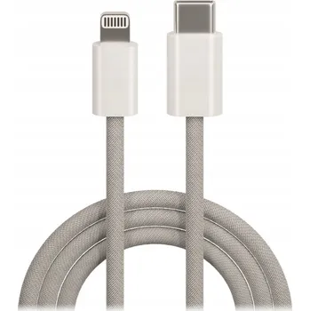 Datový kabel Kabel Maxlife USB Type-C - Apple Lightning 1 m, šedý