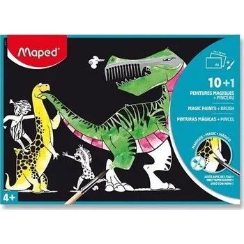 omalovánky Magické omalovánky Maped se štětcem A4, mix motivů