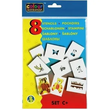 Šablony A5 8 ks Mix motivů 2 CENTROPEN