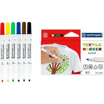 Popisovač CENTROPEN 2739/6 textil, sada