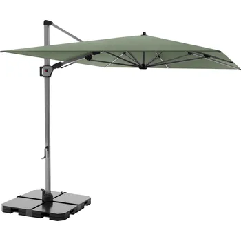 Slunečník KNIRPS Hyperion 330 x 240 cm Prestige - luxusní výkyvný zahradní slunečník s boční tyčí