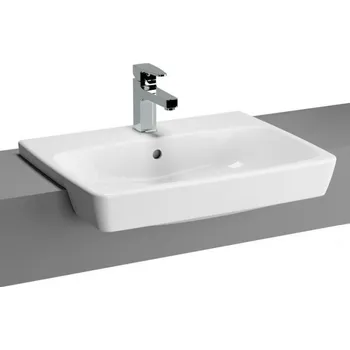 Umyvadlo VITRA METROPOLE umyvadlo 50 cm, s otvorem pro baterii a přepadem, VitrAhygiene