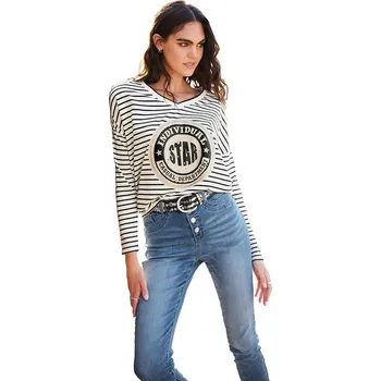 Dámské tričko Heine Weiß/ Schwarz 8708156 42