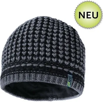 Rybářské oblečení PSS čepice pletená šedo/černá