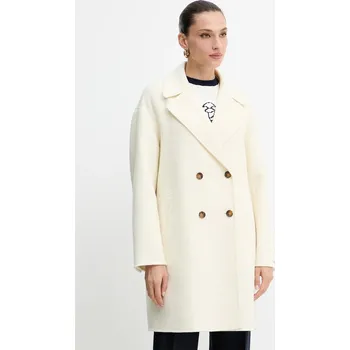 Vlněný kabát Marella 2523016031200 béžová 01X, vel. 40