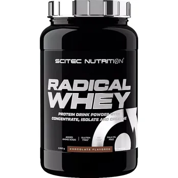Protein Scitec Nutrition Radical Whey 1000 g bílá čokoláda - malina