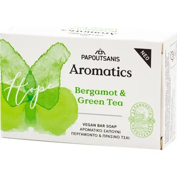 Mýdlo AROMATICS Mýdlo Hope - Bergamot a zelený čaj, 100 g, Papoutsanis