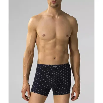 Pánské spodní prádlo Atlantic boxerky pro muže tmavě modrošedé, TMAVĚ MODROŠEDÁ XXL i384_87033855