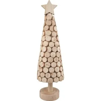 Strom z dřevěných koleček o 14 x 50 cm