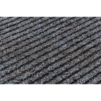 Rohožka Protiskluzová rohožka GIN hnědá UNIVERZÁLNÍ PROUŽKY 100x540 cm