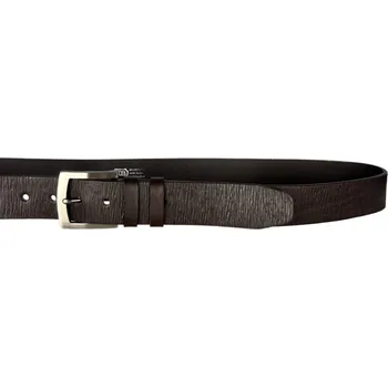 Opasek Pánský kožený opasek 25-46 hnědý - 105 cm