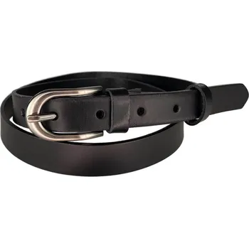 Opasek PENNY BELTS Kožený opasek 20-186-63 černý - 85 cm