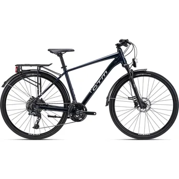 CTM STARK 3.0 trek tmavá modrá (175-185 cm) (Trekové kolo CTM STARK 3.0 trek tmavá modrá L (19"))