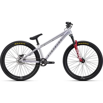 bmx CTM DIRTKING Pro stříbrná (150-190 cm) (Dirtové kolo CTM DIRTKING Pro matná stříbrná 12")