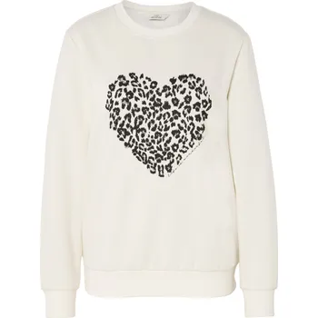 Pánská mikina 714609 - Tchibo - Mikina s potiskem - pro ženy - vel. XXL 52/54 - barva: bílá/s potiskem