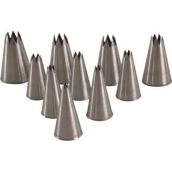 Sada zdobících špiček hvězda Martellato 10 ks