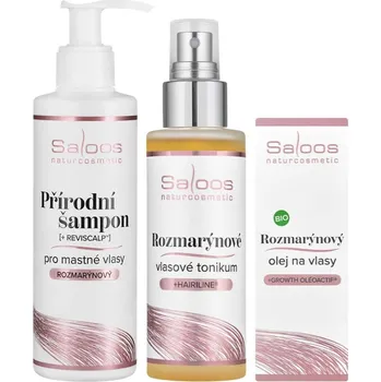 Kosmetika Saloos Rozmarýnový set 3ks vlasové kosmetiky