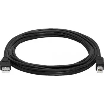 Počítač WG Datový kabel USB-A (male) to USB-B (male) / 5m / black