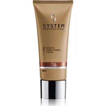 System Professional LuxeOil Keratin Conditioning Cream - Kondicionér pro poškozené vlasy 200 ml