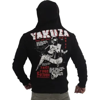 Pánská mikina Pánská mikina s kapucí Yakuza Face your future 90032 black velikost: 4XL