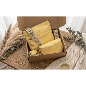 Kabelka Beagles kabelka eko kůže žlutá