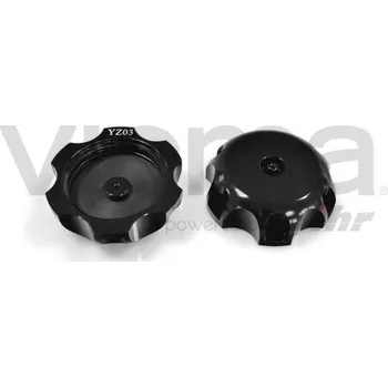 Palivová nádrž Uzávěr palivové nádrže moto. Yamaha YZ '03 / Kawasaki. Černý VICMA