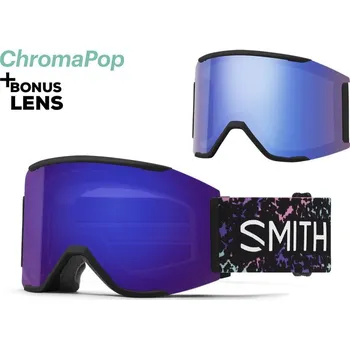 Sjezdové lyžování Snowboardové brýle Smith Squad Mag black study hall | cp everyday violet mirror+cp storm blue sensor mirror 2024 - Odesíláme do 24 hodin
