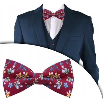 Motýlek Pako Jeans Motýlek Elegantní motýlek na oslavu, párty, svatební hostina červený