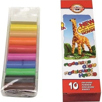 Modelovací hmota Školní modelovací hmota 10 barev ŽIRAFA, KOH-I-NOOR