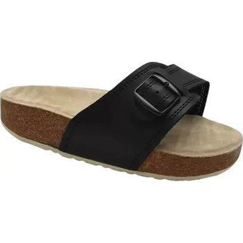 Dámská zdravotní obuv Korkové pantofle s masážní stélkou - černé, vel. 36 - 43 vel. 37 - délka vnitřní stélky 24,4 cm