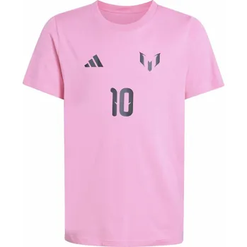 Adidas Dětské tričko MESSI Graphic pink velikost: 164