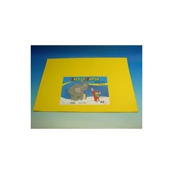 Karton Kreslící karton A2/10 ks žlutá 180 g