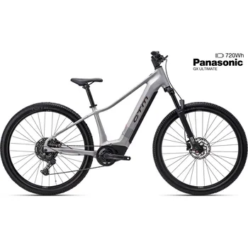 Jízdní kolo CTM RUBY GX Pro 29" stříbrná (170-190 cm) (Elektrokolo CTM RUBY GX Pro 29" matná stříbrná L (18"))