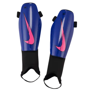 Fotbalový chránič Nike Charge modrá/růžová UK S