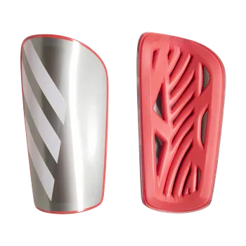 Fotbalový chránič Adidas Tiro League stříbrná/červená/bílá UK M