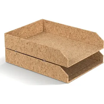 Úložný box Organizér dokumentů Bigso Box of Sweden Hakan 23 x 31 x 6 cm 2-pack 7892N4001.99 hnědá 82X