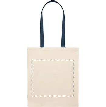 Nákupní taška Bavlněná taška 140 gr Sítotiskový transfer (max. 6 barev, 260x300mm) 6 barev 50 FRONT