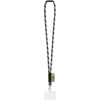 WATFORD. Polyamidová šňůrka na míru - Černá / Šedá