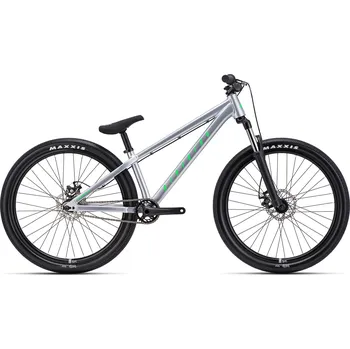 Jízdní kolo CTM DIRTKING stříbrná (150-190 cm) (Dirtové kolo CTM DIRTKING matná stříbrná 12")