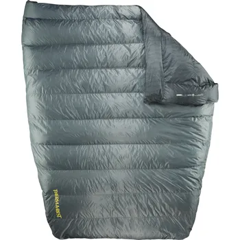 Spacák Thermarest VELA DOUBLE 20F/-6C Storm péřová přikrývka šedá